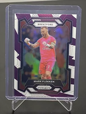 Mark Flekken 2023-24 Panini Prizm EPL Purple White Stripes 73/92 Brentford • $10