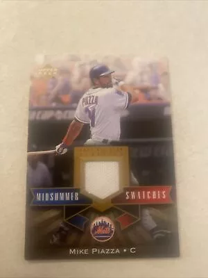 Mike Piazza Relic Card 2005 UD All Star Classics MS-MP Mets Dodgers HOF  • $3