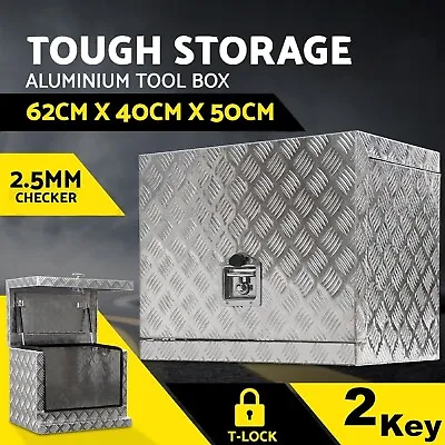 Heavy Duty Aluminium Tool Box Large Tool Storage Lock UTE Trailer Truck Vehicle • $329.99