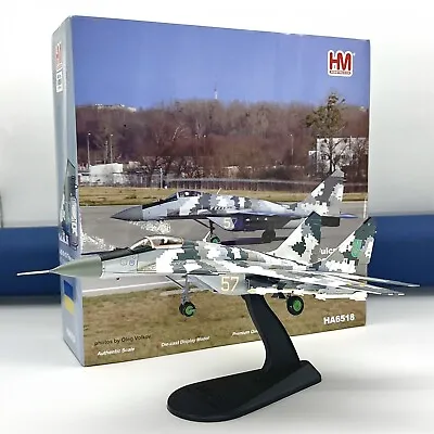 Metal MiG-29 Fulcrum 1/72 Yellow 57 Ukrainian Air Force Hobby Master  HA6518 • $175
