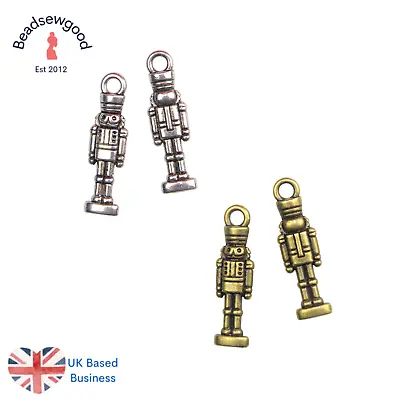 £2.69 • Buy 10 Christmas Nutcracker Soldier Charms 3D Fairy Tale Jewellery Craft