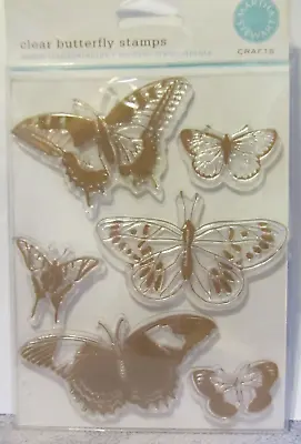 Martha Stewart Crafts-Clear Butterfly Stamps-New • £9