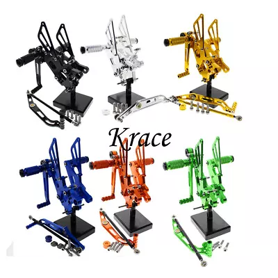 For YZF R6 2006-2014 2015 2016-2023 Front CNC Rearset Footrest Footpegs Pegs GP • $119.99