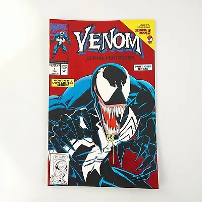 Venom Lethal Protector #1 1st Solo Title Red Foil NM (1993 Marvel Comics) • $22.99