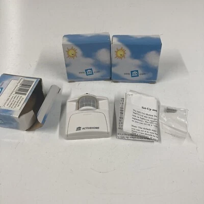 $24 • Buy LOT X3 NEW Activehome X-10 Hawk Eye Motion Detector Model MS13A Occupancy Sensor