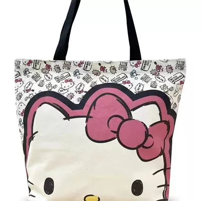Hello-Kitty Shoulder Bag Large Capacity Tote Bag Cartoon Handbag Storage Bags AU • $18.33