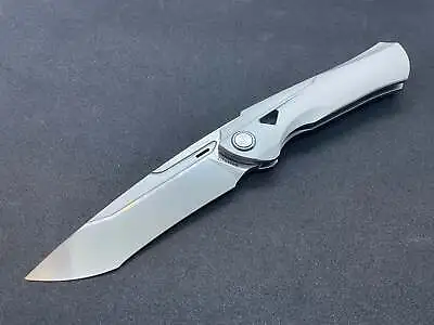 Ketuo USA Illusion Folding Knife Gray Titanium Handle M390 Drop Point • $250
