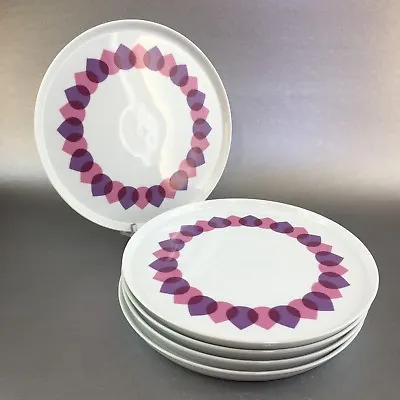 Melitta Germany 7.5  Raised Rim Side Or Dessert Plates Set Of 4 Vintage MCM • $20