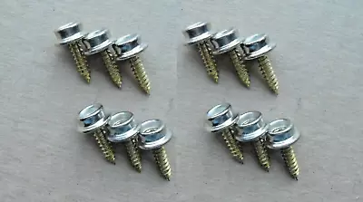 12 Nos Convertible Boot Snap Screws! Fits Vintage/classic Convertible Cars Etc • $17.95