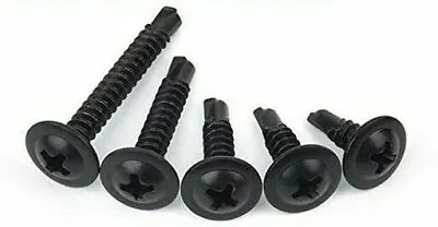 Modified Truss Head #8 X 1/2  To 3  Self Drilling Screws Black  • $29.99