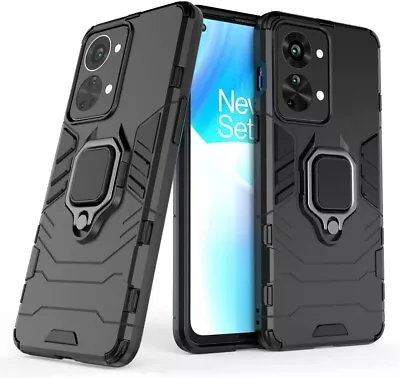 For ONEPLUS NORD 2T 5G ARMOR CASE WITH STAND RING MAGNETIC HOLDER SHOCKPROOF 360 • $14.75