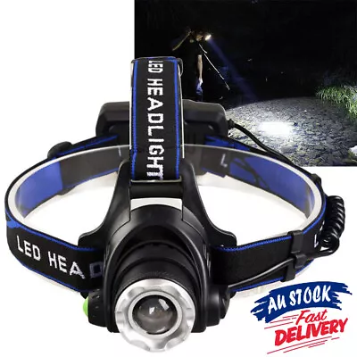 2000LM Head Torch Light Lamp Rechargeable Headlight CREE XML Q5 LED Headlamp • $15.70