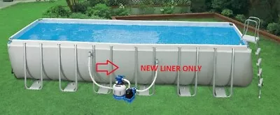 $719.99 • Buy Intex POOL LINER ONLY Ultra Frame Swimming Pool 24 X 12 X 52