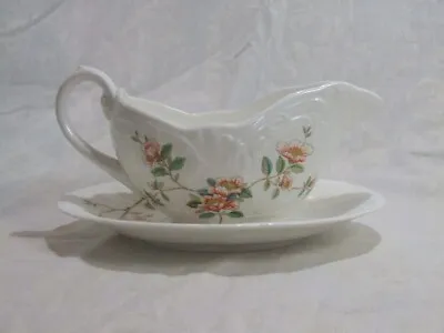 Coalport Samarkand Asian Apricot Gravy Jug With Saucer • £6