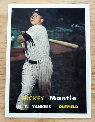 Mickey Mantle 1957 Topps 1996 Sweepstakes Redemption  /2500 • $9.95