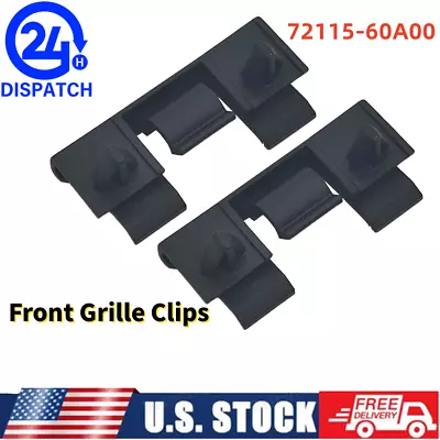 89-98 For Geo Suzuki Tracker Sidekick Front Grille Clips Set Of (2) 72115-60A00 • $21.50