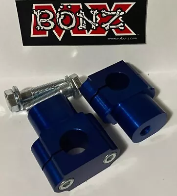 MX BONZ BAR MOUNTS YAMAHA YZ65 2018-2024 YZ85 BAR CLAMPS 22mm 7/8  SE BAR • $57.95