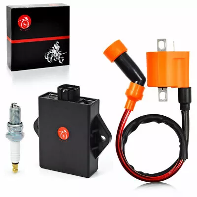 $27.89 • Buy Ignition Coil Spark Plug CDI Box For Suzuki ATV QUADRUNNER 4WD LT4WD 1987 - 1993