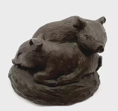 £38.64 • Buy Vintage Mini Piglets Pigs Figurine Paperweight 1.75  Wide