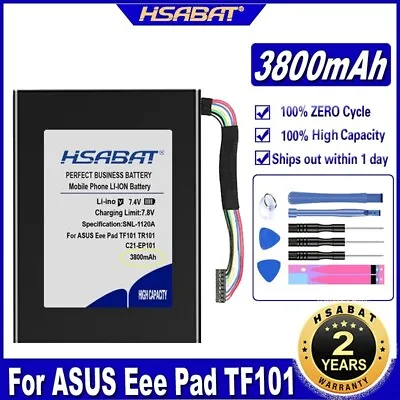 $46.57 • Buy C21-EP101 3800mAh Battery For ASUS Eee Pad TF101 TR101 TF101-B1 X11B001A 1B002A 