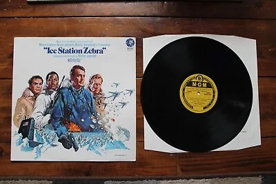 ICE STATION ZEBRA Soundtrack 12” Vinyl RECORD LP 1968 OST Legrand MGM CS8101 • £28