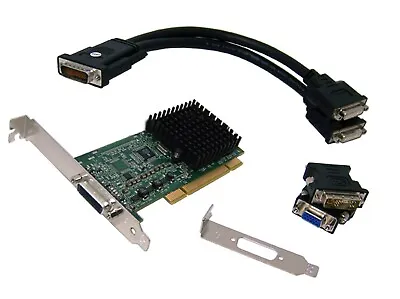 Matrox Tc2-lite 32MB PCI Video Card  EPI-TC2P32LPAF 168754-002 DVI Cable Includ • $18