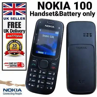 £26.99 • Buy Nokia 100 Mobile Phone Unlocked | New Condition With 12 Months Warranty
