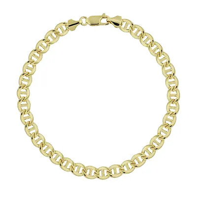 Hollow Mariner Bracelet Real 10K Gold Bonded 925 • $139.99