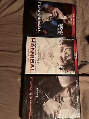 Hannibal Seasons 1 2 3 DVD Complete Series W Inserts No Digital • $110