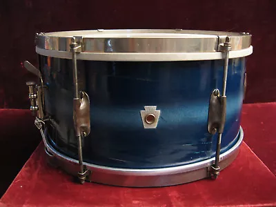 1941 VTG Beauty WFL-Ludwig Streamlined Swing Special 7X14 Blue Duco Snare Drum!  • $899.41