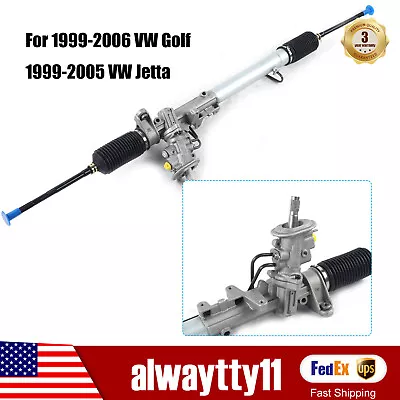 For 1999-2006 VW Golf 1999-2005 VW Jetta Power Steering Rack And Pinion Assembly • $139.65