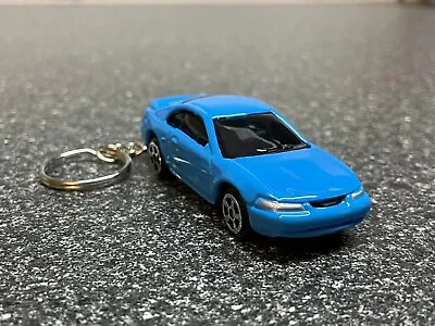 1999 Mustang GT New Edge SN95 Blue Keychain Diecast Car Muscle Car • $14.99