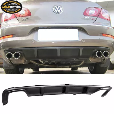 Fits 09-12 Volkswagen CC R-Line PP Rear Bumper Lip Diffuser Spoiler • $84.99