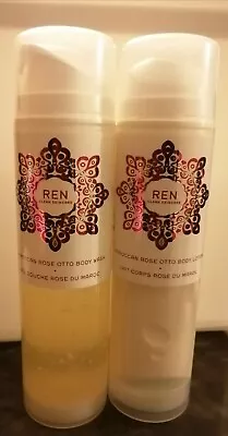 £30 • Buy REN Moroccan Rose Otto Body Wash & Lotion 200ml