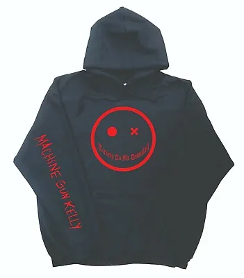 Machine Gun Kelly Hoodie Tickets To My Downfall Black W/ Red Print • $28