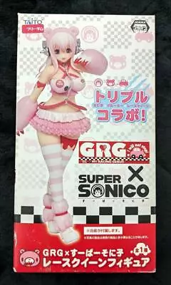 Super Sonico Gloomy Taito Figure Bear Race Queen Cosplay  Pink Used W/ Box • $122