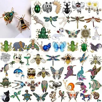 Fashion Animal Bee Butterfly Frog Brooch Pin Clothing Collar Brooch Wholesale • $0.99