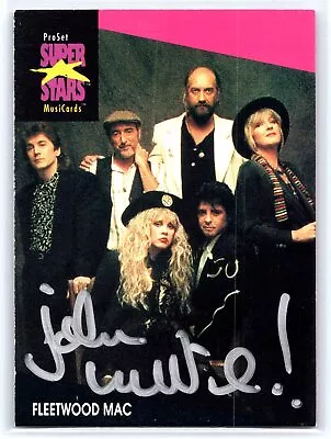 John McVie Signed Autographed Card SuperStars MusiCards #176 • $34.95