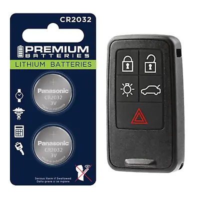 Volvo Keyfob Replacement Battery Panasonic CR2032 Lithium (2 Pack ) + Tracking • $4.95