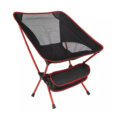 Distant Depot Ultralight Camping Beach Outdoor Chair Portable Foldable Red • $49.99