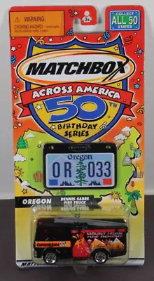 Matchbox Across America Oregon Dennis Sabre Fire Truck 33/50 • $3.99