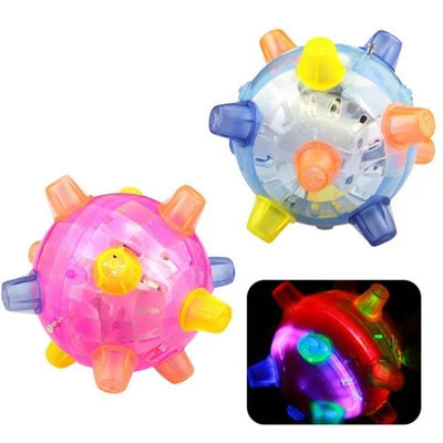 $13.97 • Buy Interactive Toy Jumping Activation Bal Dog Toys LED Flashing Ball Pet Supplies