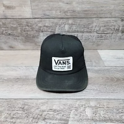 Vans Off The Wall Since 1966 Cap Hat Adjustable SnapBack Patch Logo Adult Mens • $6.97