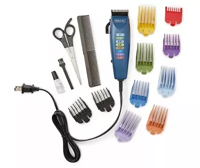 Wahl 17 Piece Haircutting Kit - Color Coded Hair Cutting Easily Nwt #1 Clipper!! • $19.47