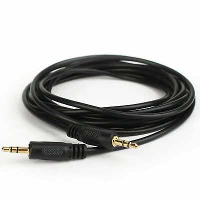 5Ft 1.5M Stereo Audio 3.5MM Headphone Cable Cord Male To Male M/M MP3 Aux IPod • $4.99