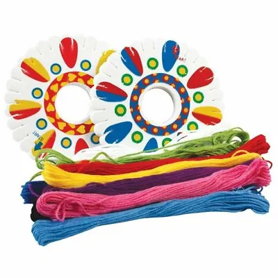 Make Your Own Friendship Bracelets Kit - Children's Bracelet Thread And Wheels • £9.28