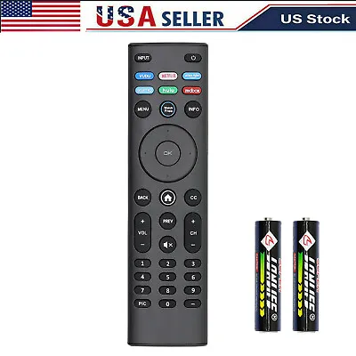 Universal Remote Control XRT140 Fit For Vizio LCD LED Smart TV V655-H1 OLED65H1 • $7.89