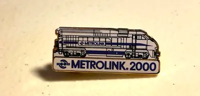 Vintage Metrolink 2000 LA Metro Train Railroad Lapel Pin 2  Commuter Transport • $19.99