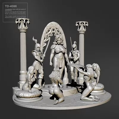 1:35 Resin Figures Model Fantasy Queen Ascension Set Unassembled Unpainted • $44.93