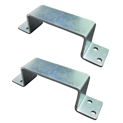 Door Barricade Brackets Security Bar Holders For 2x4 Wood | Heavy Duty Metal • $18.99